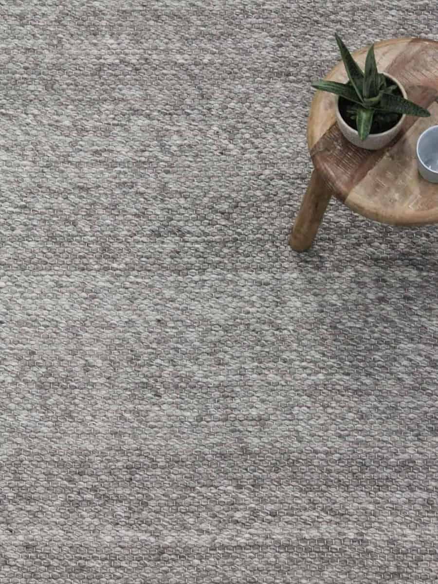 Hunter-Silver pure wool rugs Perth