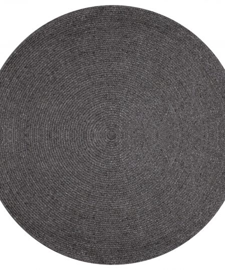 hand-woven-wool-and-art-silk-plait-shaped-rugs-circle-perth-Stans-charcoal-grey