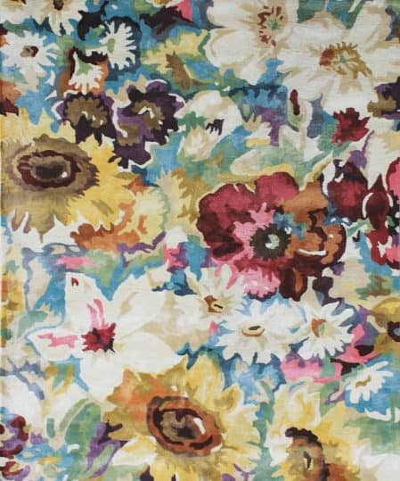 romance multi floral rug