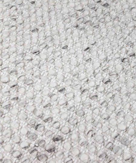 Kobe silver hand woven pure wool flat weave rug stans rug centre