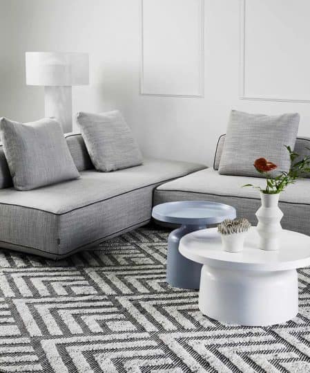 Zamora-taupe-stans-rug-centre-textured-wool-perth-perth-geometric