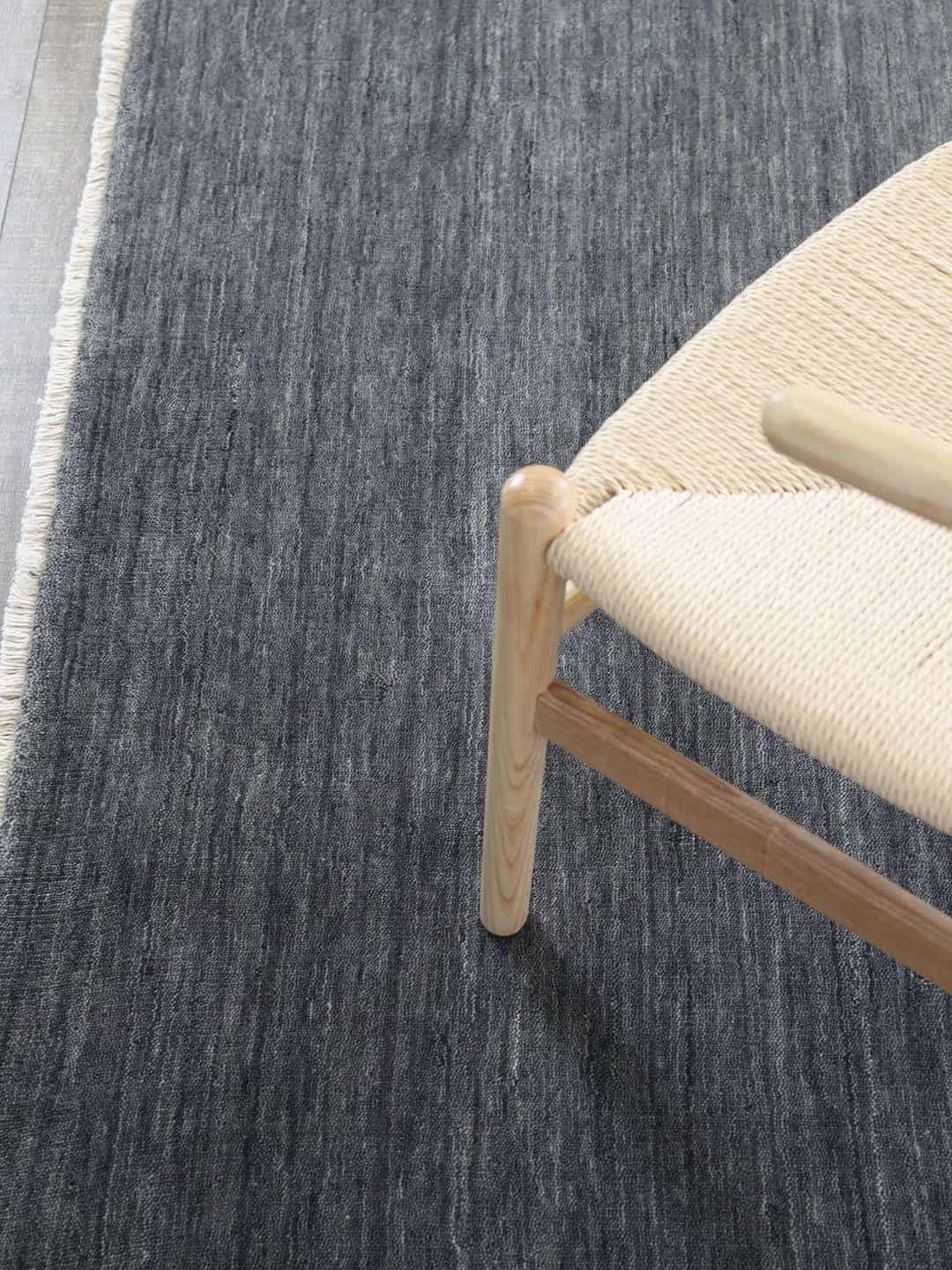 Diva-shadow-grey-pure wool rug