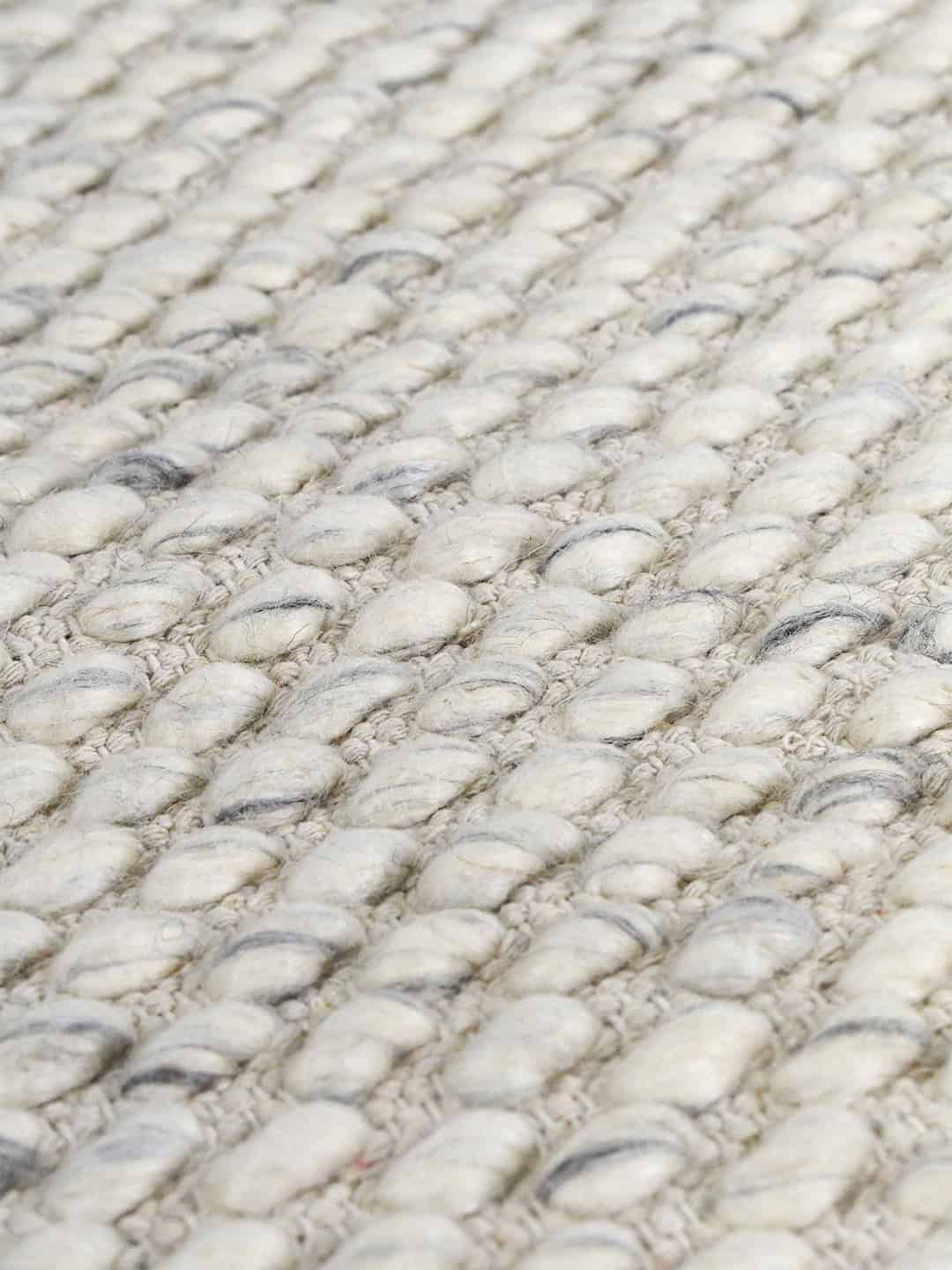 palmas ivory wool flat weave texture stans rug centre