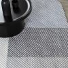 Pinstripe-Seal-grey-OH-stans-rug-centre-wool-loop-pile-perth