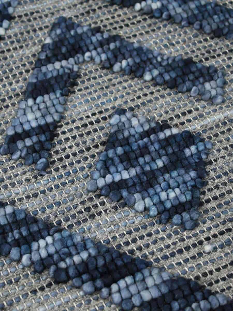 Zamora-Indigo-blue-stans-rug-centre-textured-wool-perth-geometric