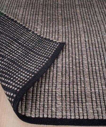Cable-Taupe-brown-stans-rug-centre-textured-wool-artsilk-rug-perth