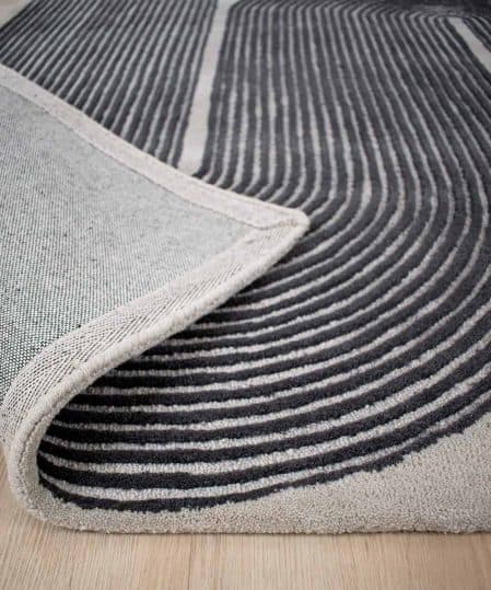 Viper-ink-stans-rug-centre-wool-rug-carved-grey-wool-carver-curves